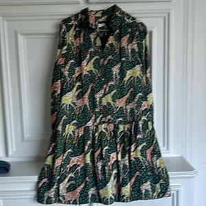 Adorable dress by JCrew. 37inches long and 22 inches Pit to Pit.
